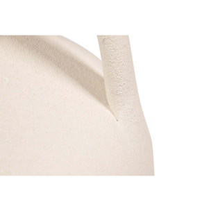 Florero Ceramica Beige 25x25x40 Cm