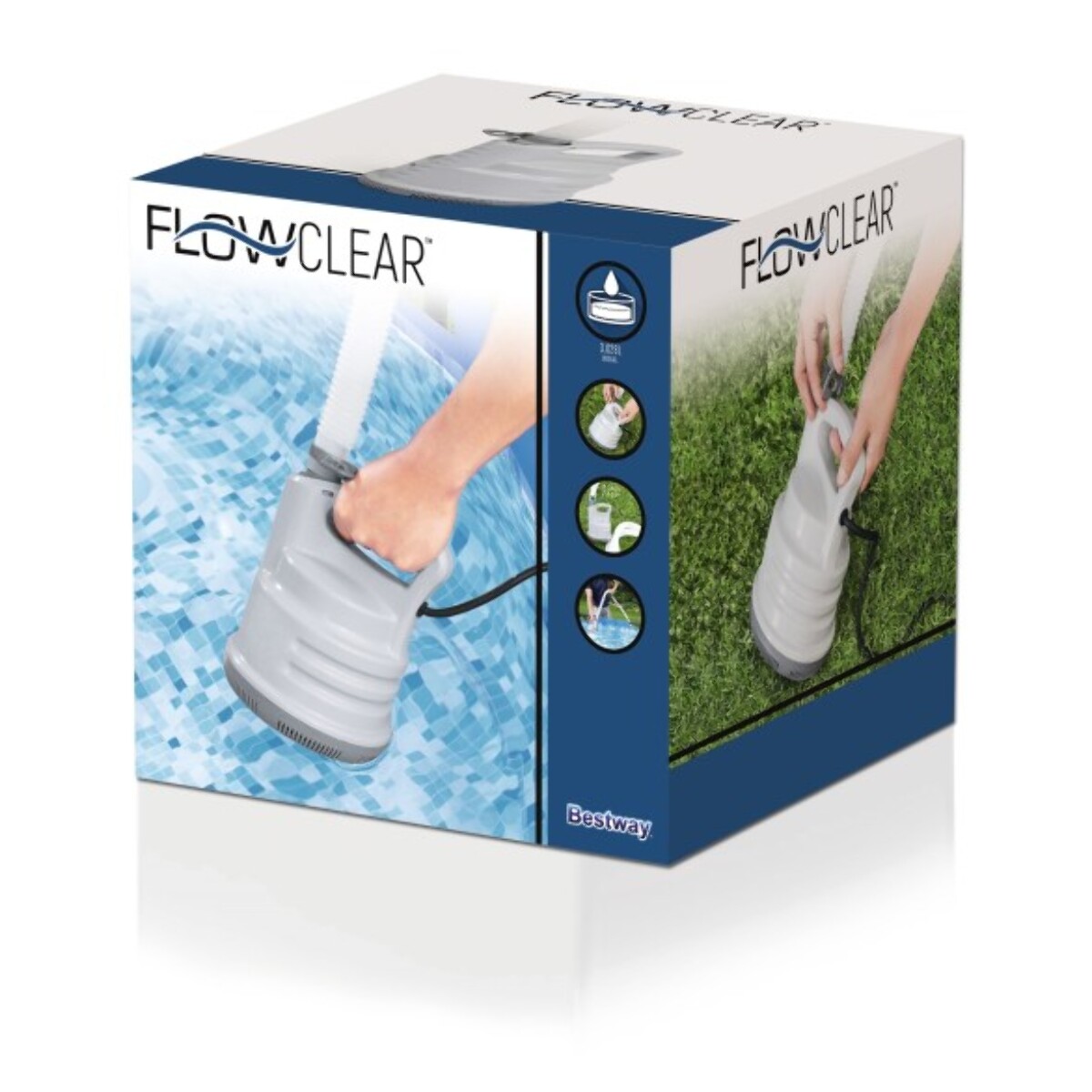 Bestway Pompe vide Cave + tuyau