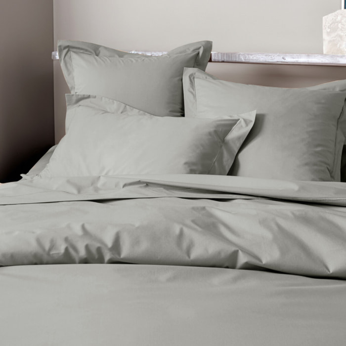 Housse de couette percale de coton peigné "Julian" toutes dimensions Coton Pur