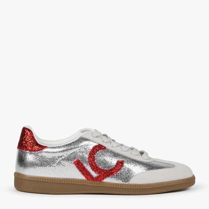 Sneakers metallizzate e LC glitter