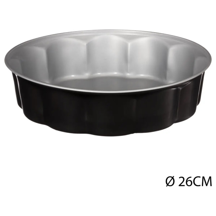 Moule à clafoutis métal 26cm "Signature"