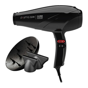 GA.MA Salon Exclusive Phon Pluma 5500 Oxi Active Nero 2400w