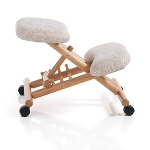 Tomasucci TABOURET ERGONOMIQUE KEVIN Gris