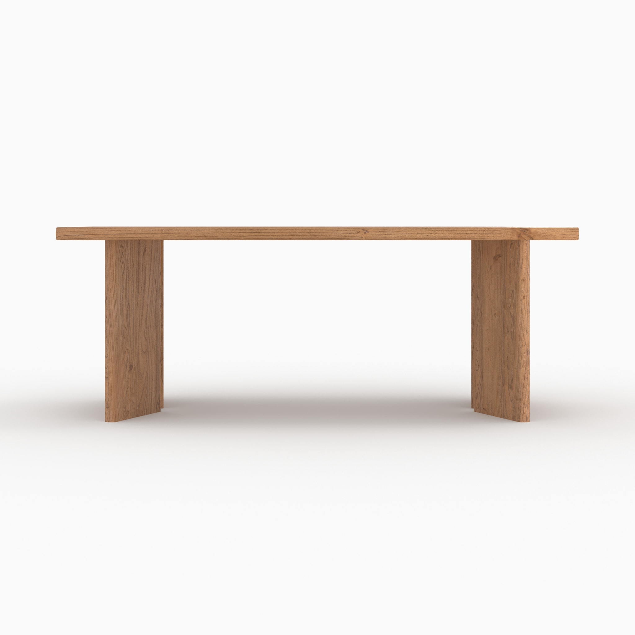 Table rectangulaire en bois d'orme 8 personnes - Albane