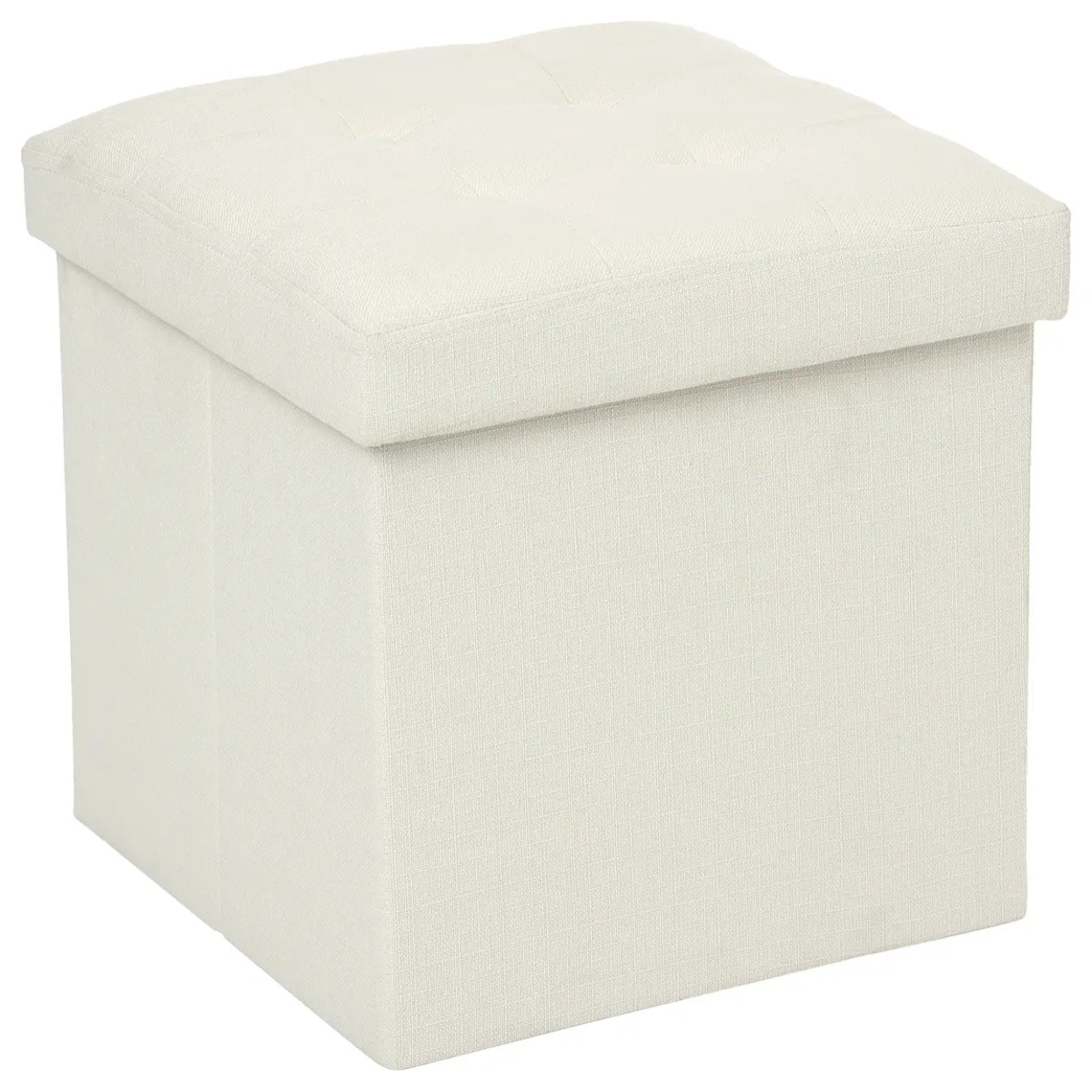 Pouf pliant "Lysandre" beige