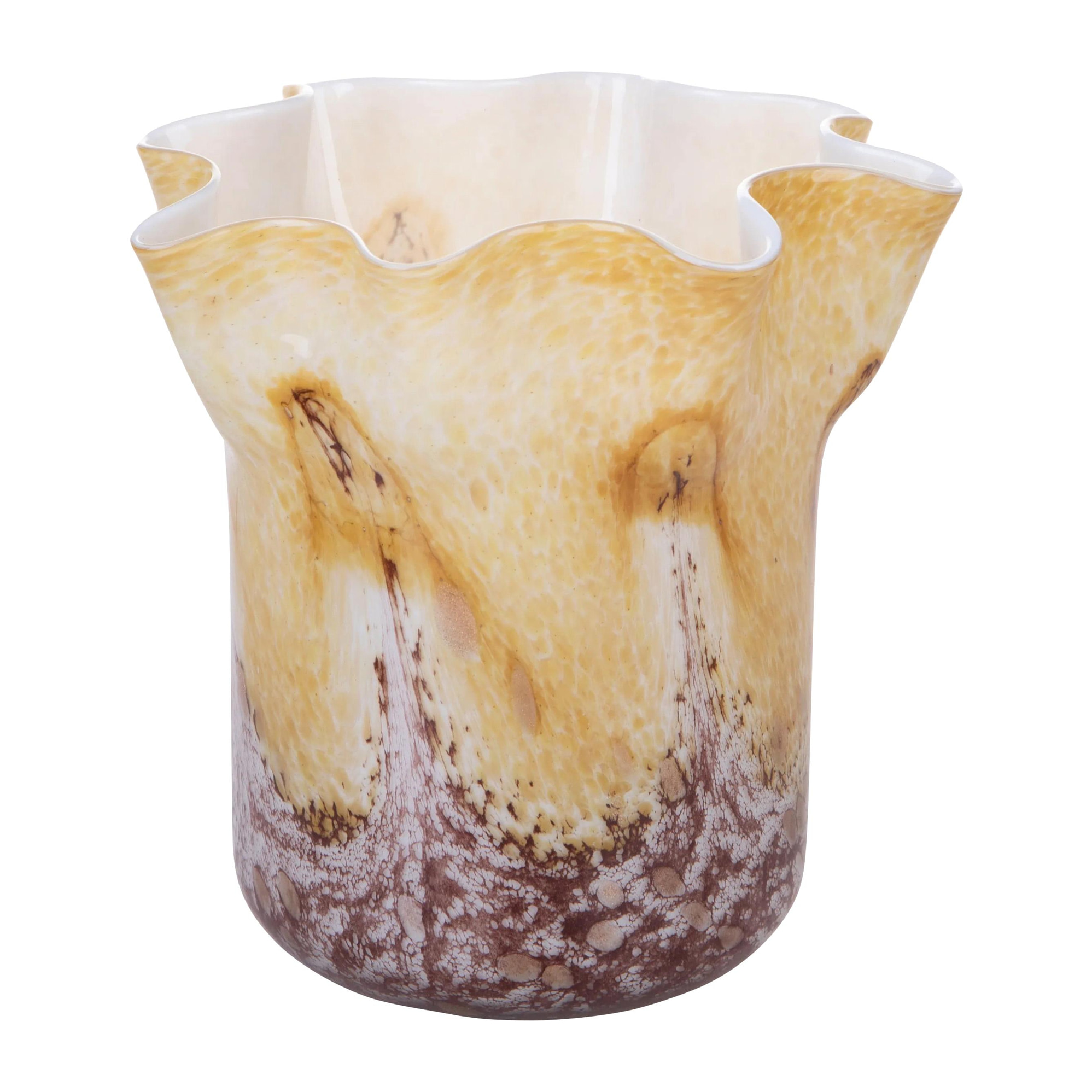 Vaso Bordo smerlato - Pezzi 1 - 23,5xH24x23,5cm - Bianchi Dino SpA