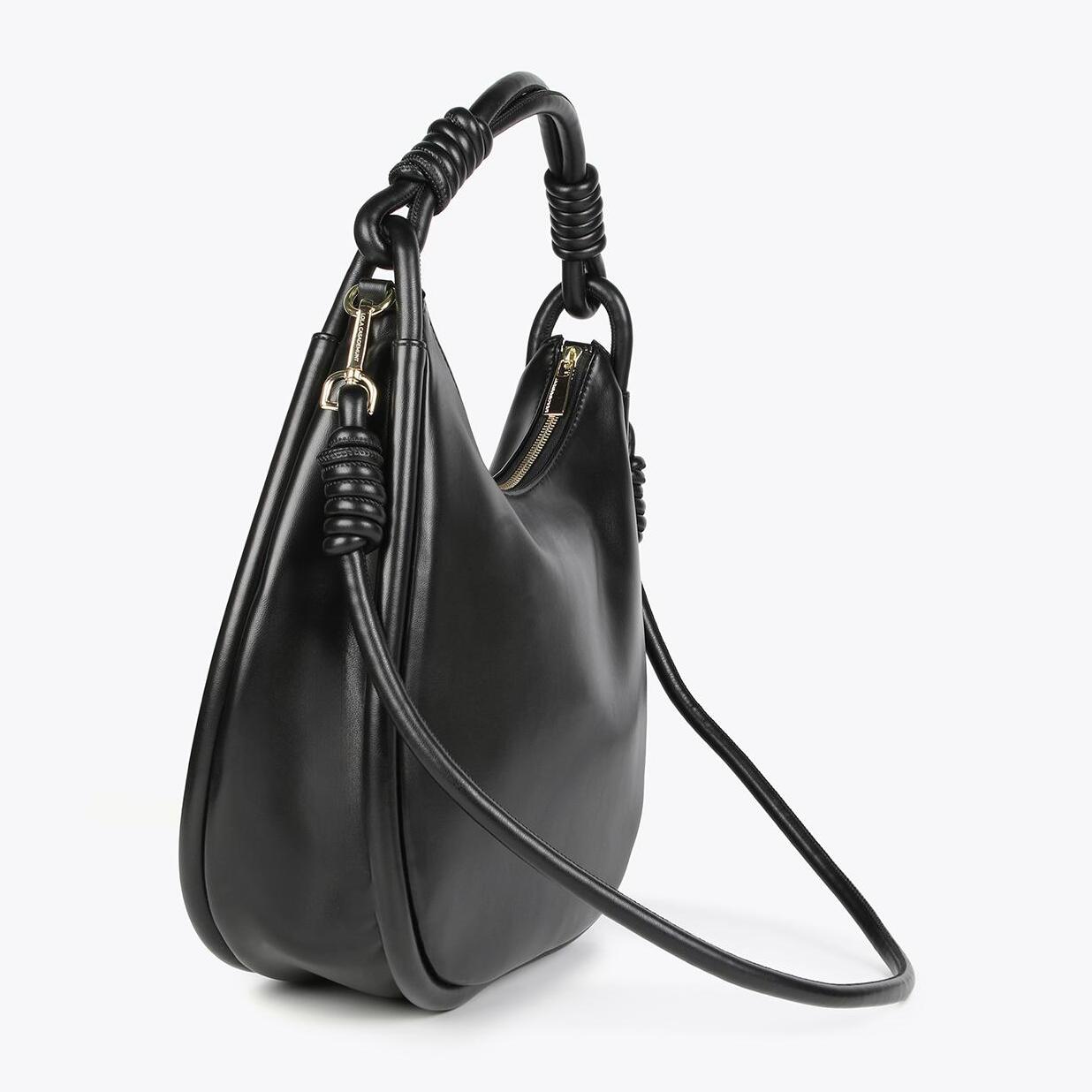 Borsa hobo con manici rotondi