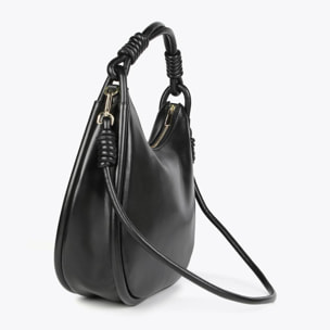 Borsa hobo con manici rotondi