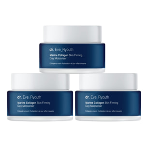 Trío de cremas reafirmantes de día con colágeno marino