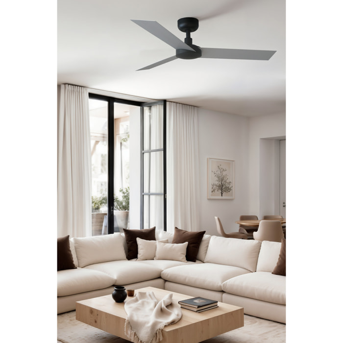 CRUISER S Ventilatore a soffitto nero/aluminium TUYA