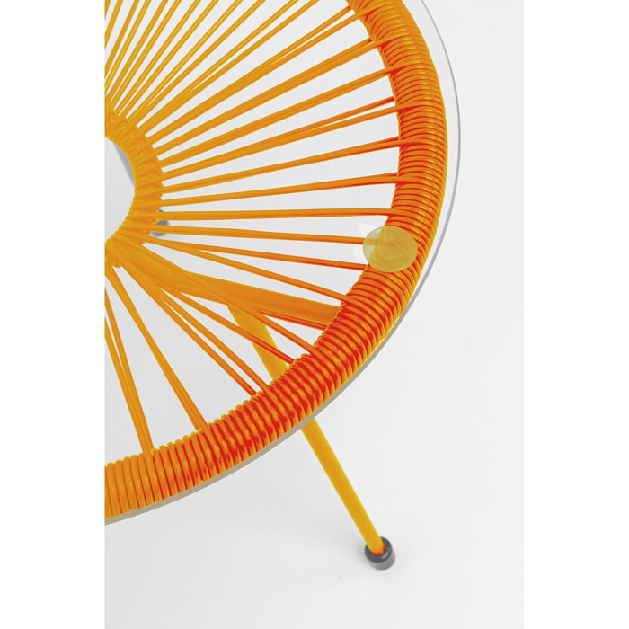 Table d'appoint Acapulco Mono orange Kare Design