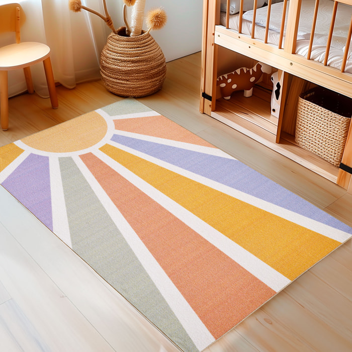 PLAY - Tapis enfant soleil multicolore - PLA2020MUL