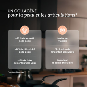 Nutri&Co Collagène Marin Type 1, 2 & 3 Peau & Articulations Goût Pêche - 180g