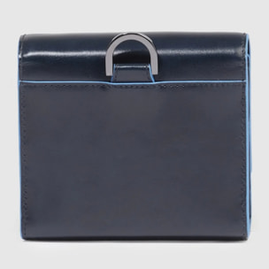 Piquadro Astuccio in pelle con caricabatterie 3in1 15W pieghevole e adattatore GaN 45W