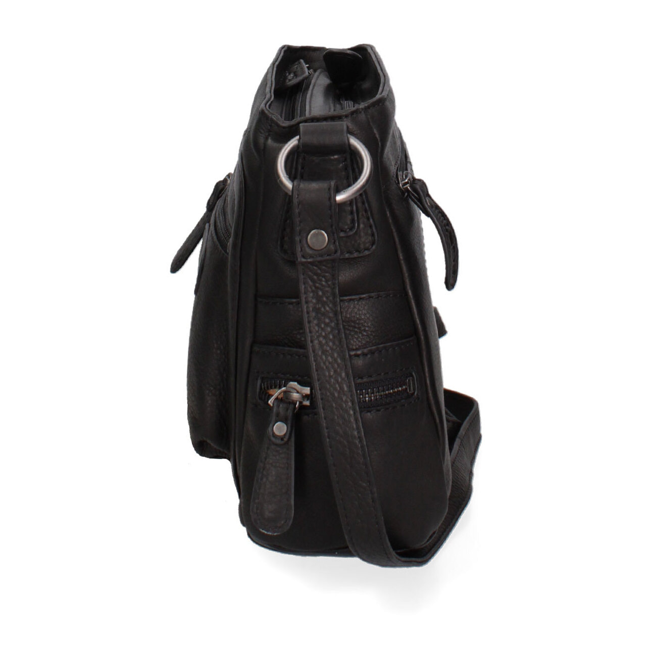 Borsa a tracolla  da uomo In Vera pelle Made in Italy 23x21x10 cm