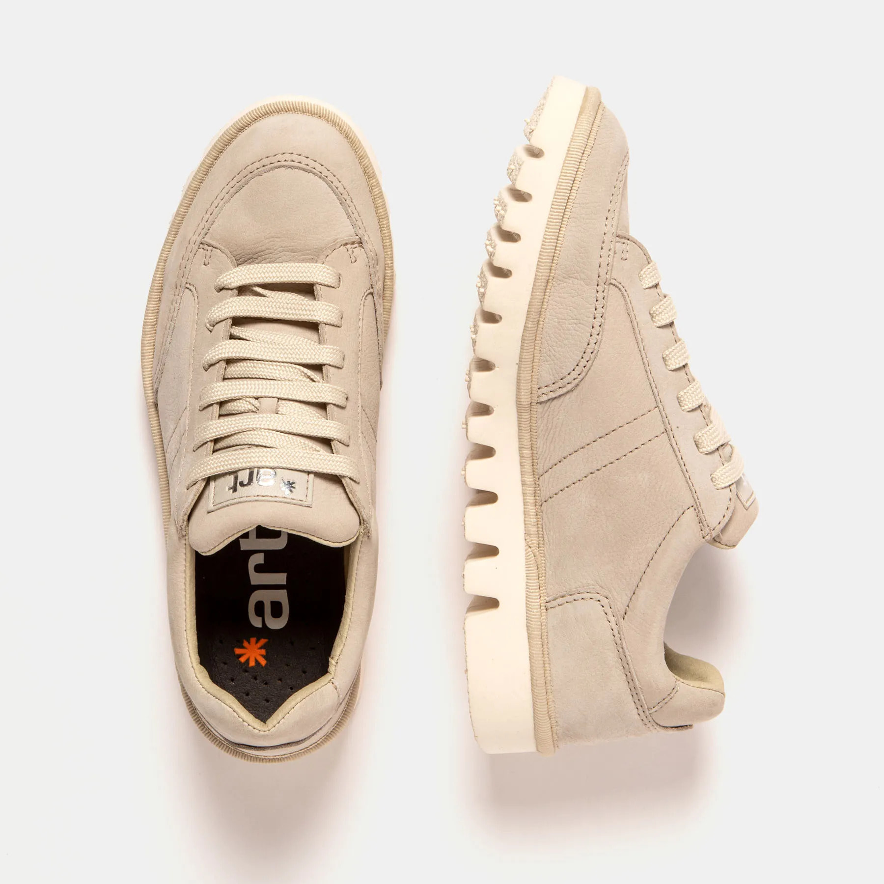 Zapatos 1595 NOBUCK BONE/ONTARIO color Bone