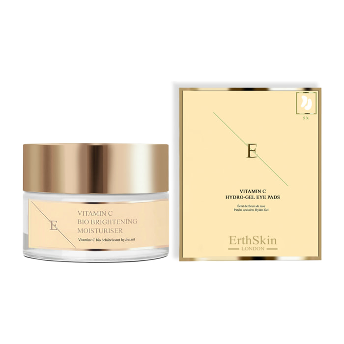 VITAMINA C + SERUM ELIXIR DE COLÁGENO + Hidratante Iluminador Bio Vitamina C