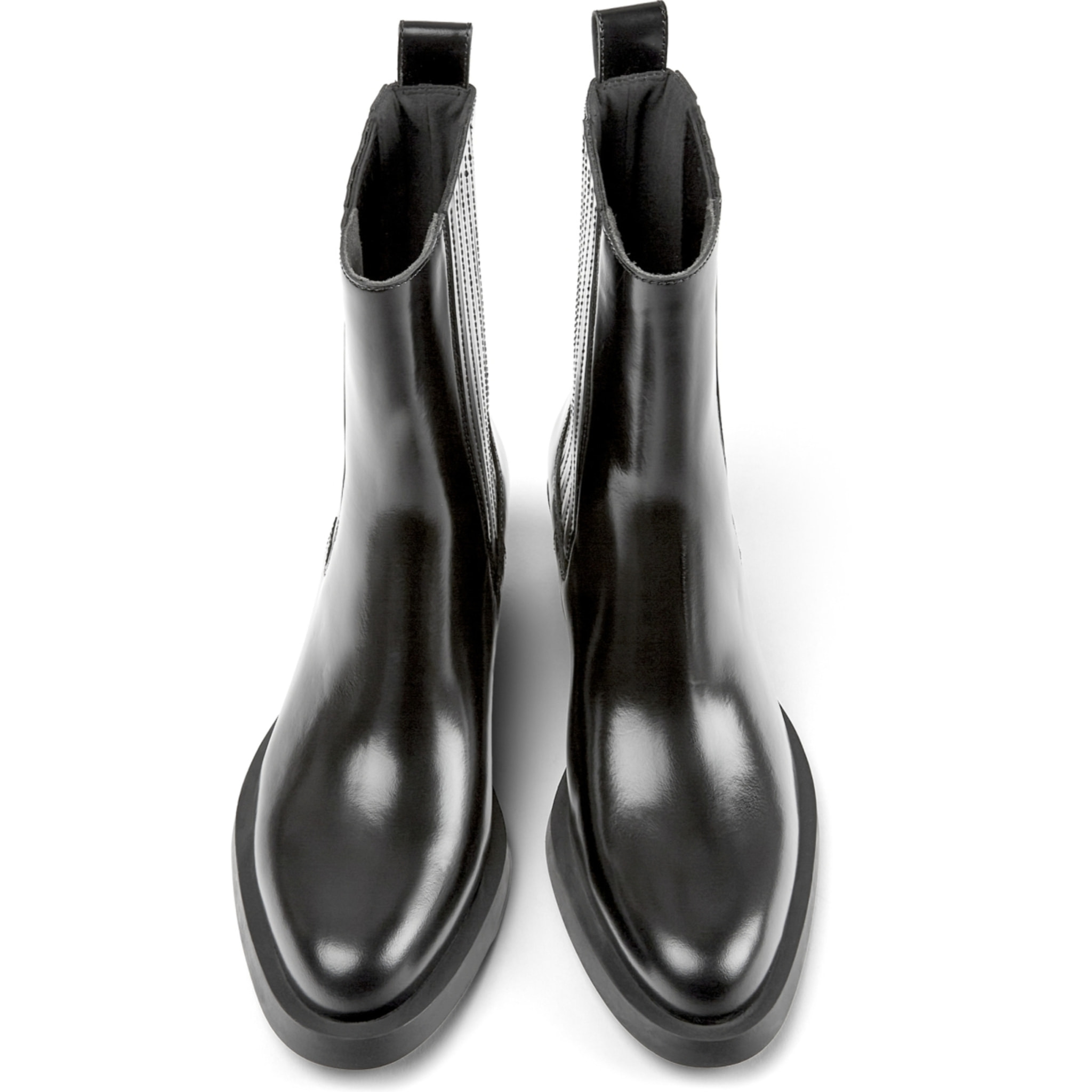 Botines - CAMPER Bonnie - Negro - Cuero liso