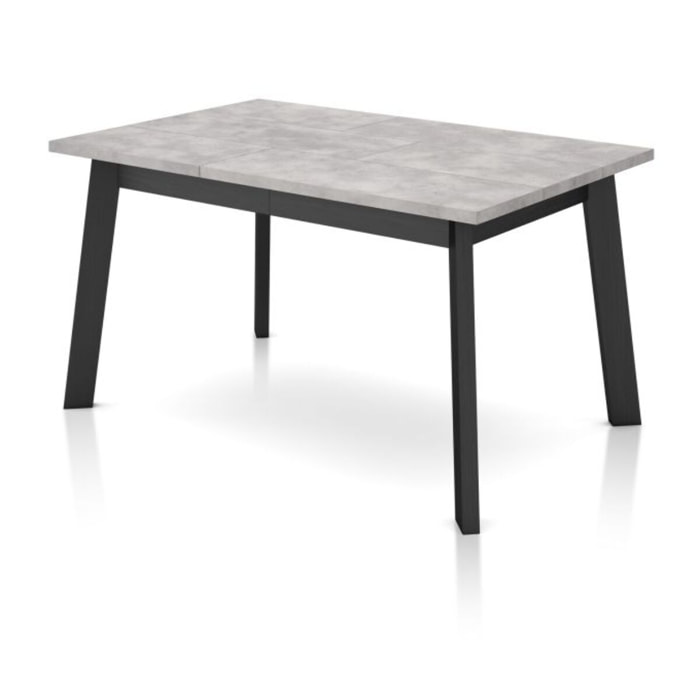 Mesa de comedor Naira 140 Cemento Negro