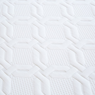 Matelas Epais 25 cm de Mousse AMBOISE - Blanc