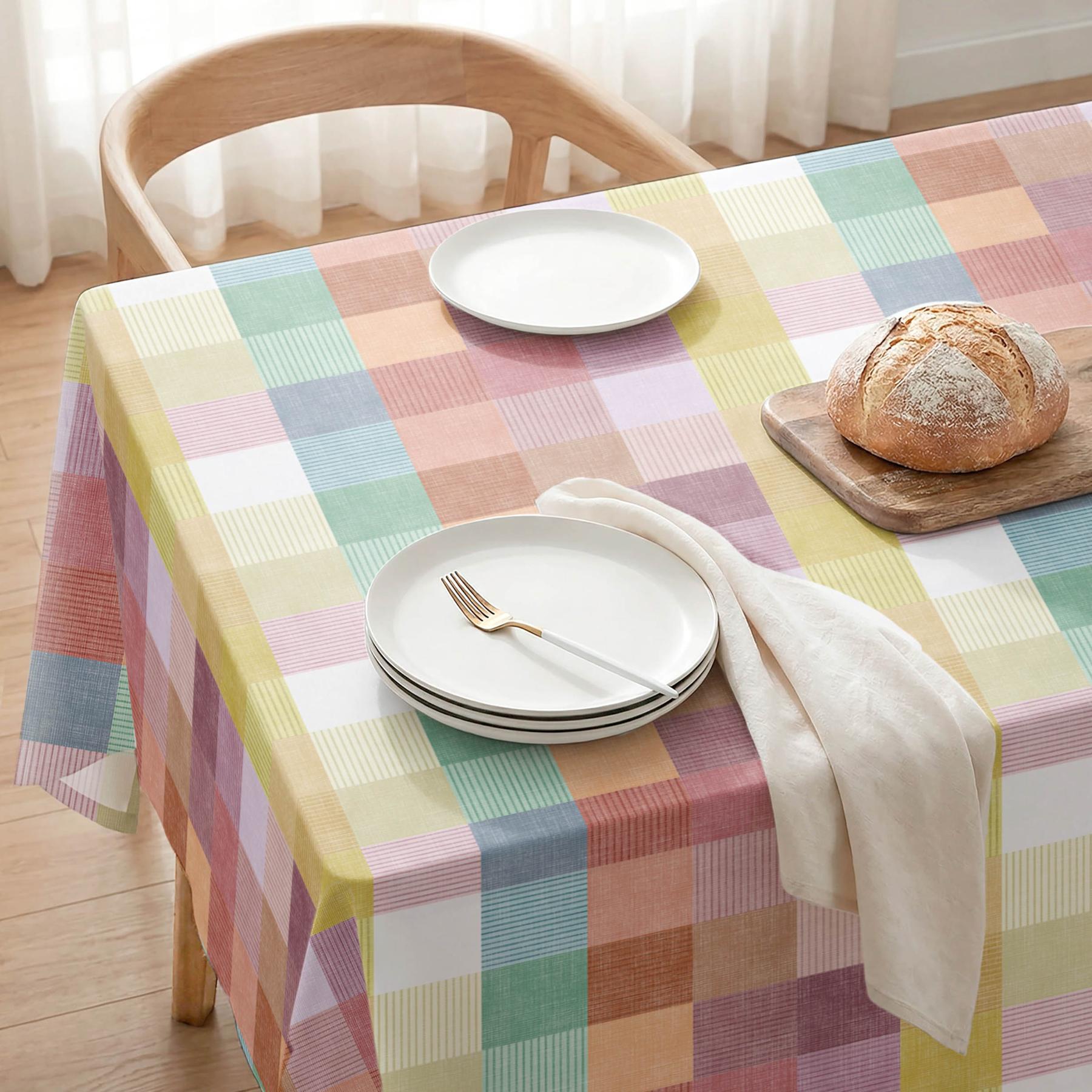 Nappe anti-taches AREN MULTICOLORE - coton mélangé