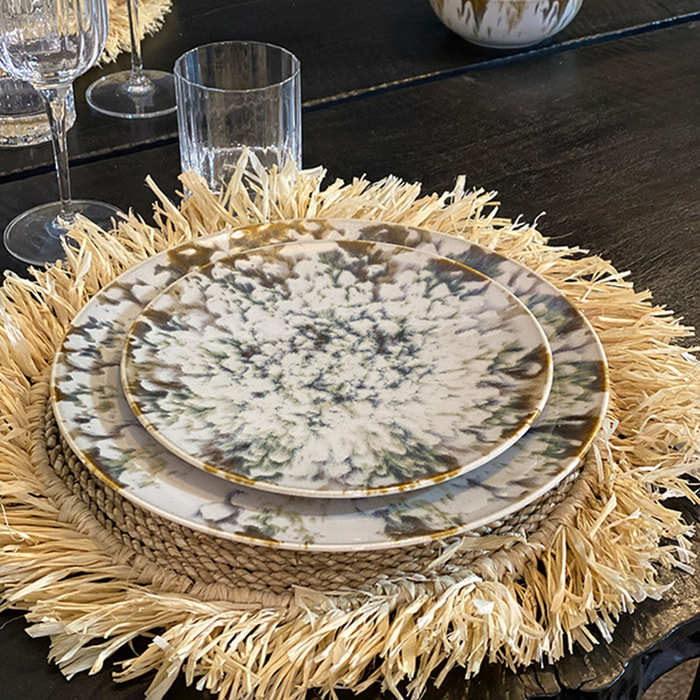 Service de table 48 pièces en porcelaine MAKA