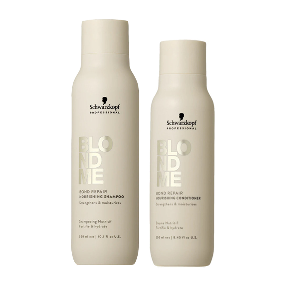 SCHWARZKOPF Kit BlondMe Bond Repair Nourishing Shampoo 300ml + Conditioner 250ml