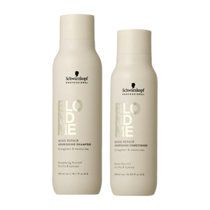 SCHWARZKOPF Kit BlondMe Bond Repair Nourishing Shampoo 300ml + Conditioner 250ml