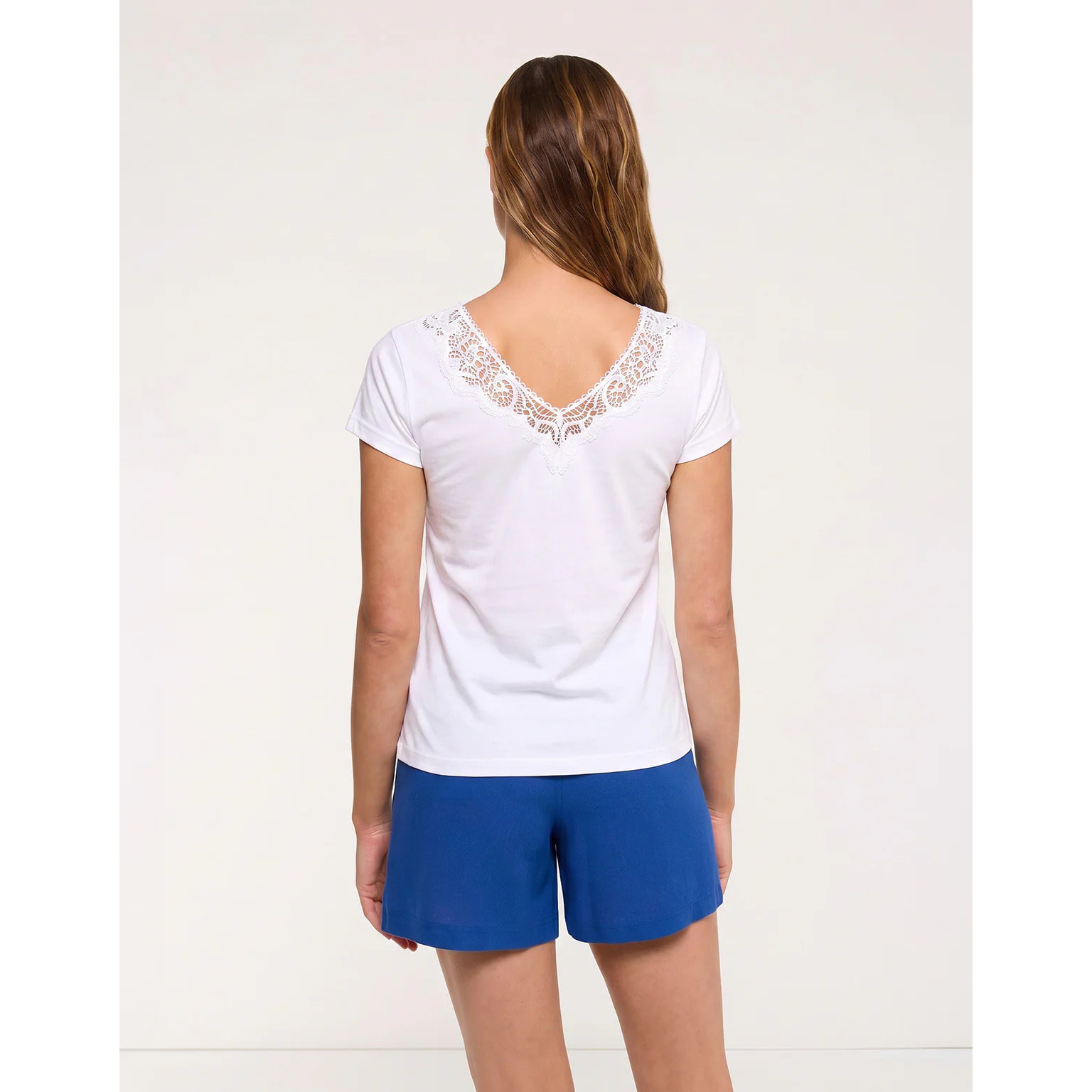 Camiseta Encaje Blanco - Olimper