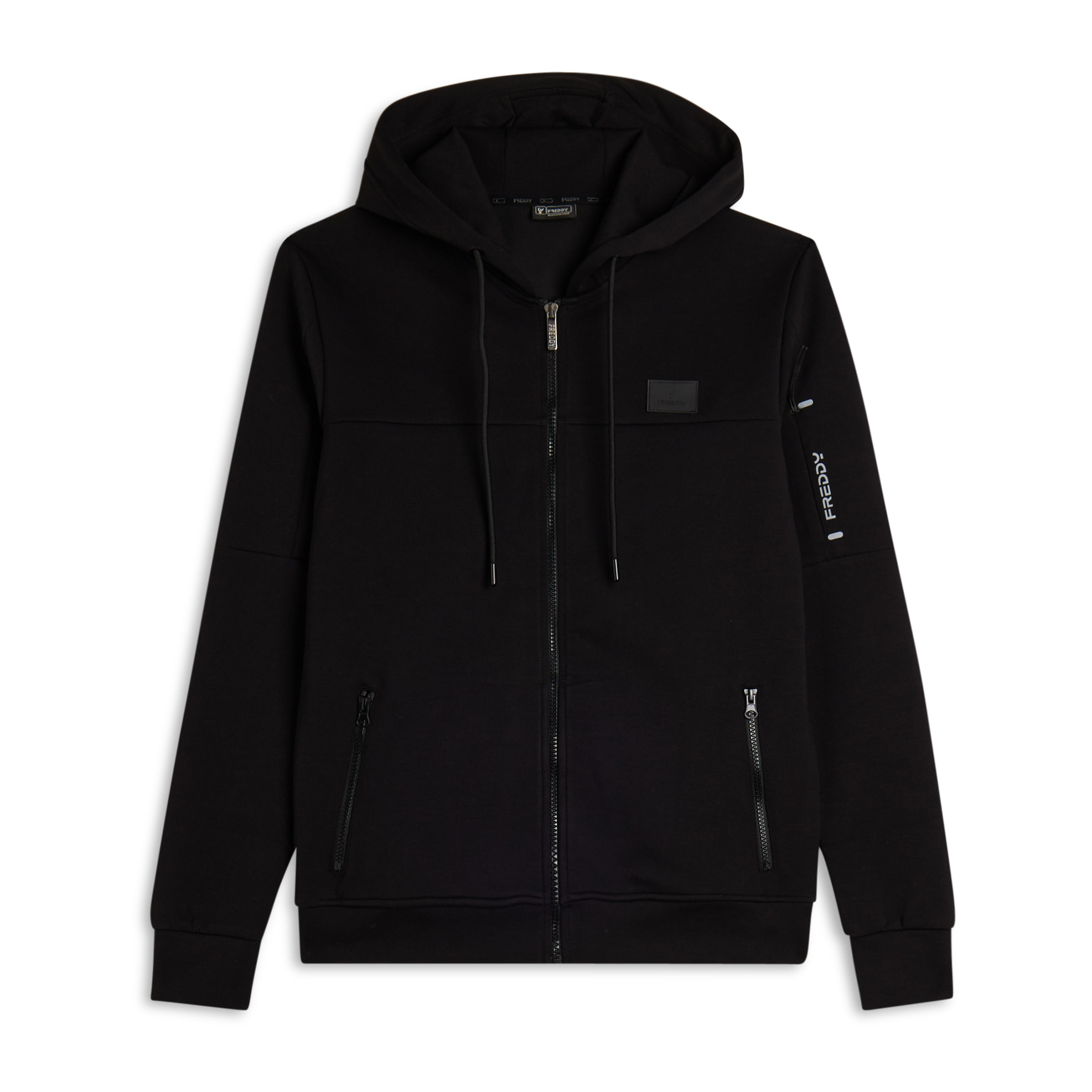 Giacca Leggera Uomo con Cappuccio e Tasche Zippate