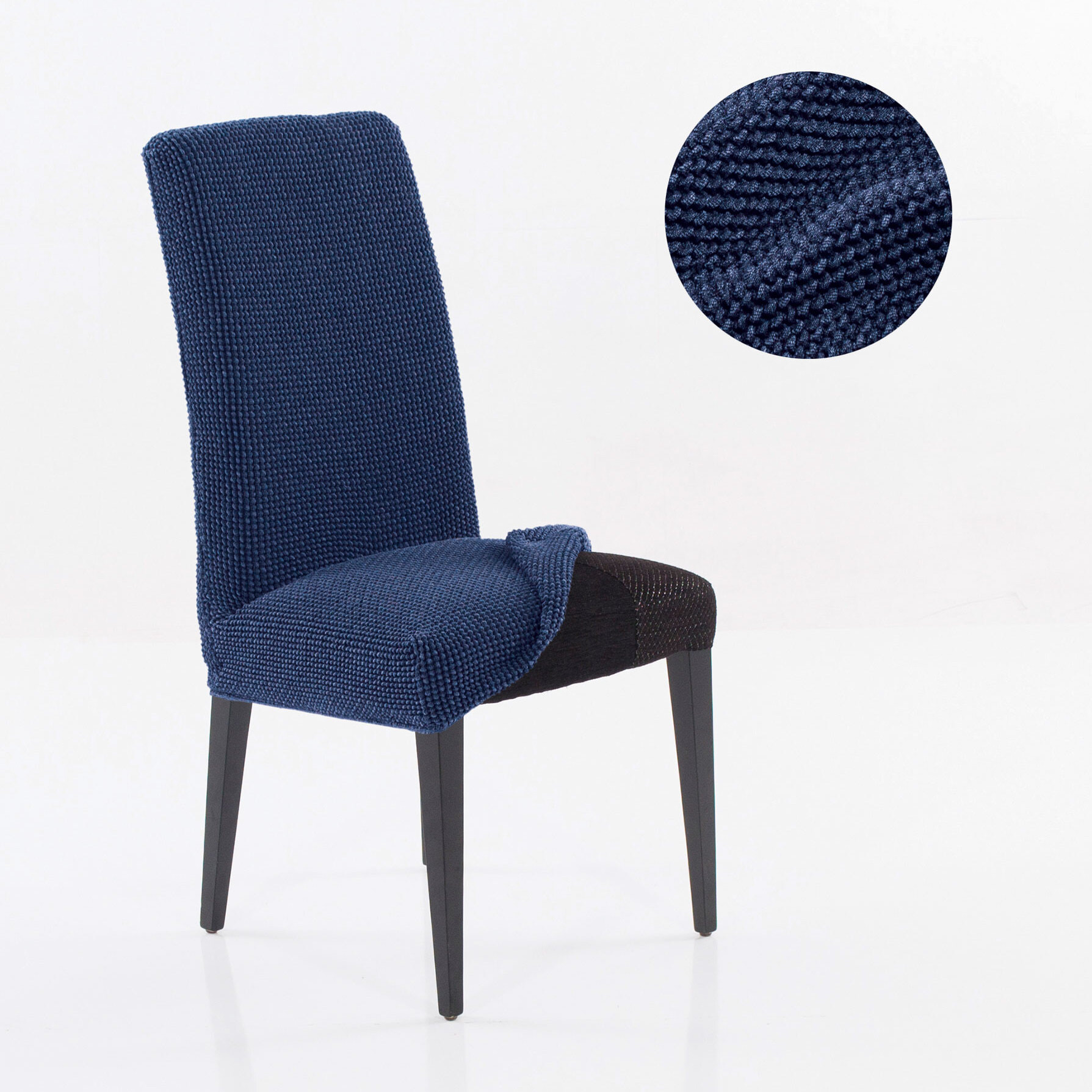 Funda Elástica para silla con RESPALDO pack2 unidades modelo HELENA