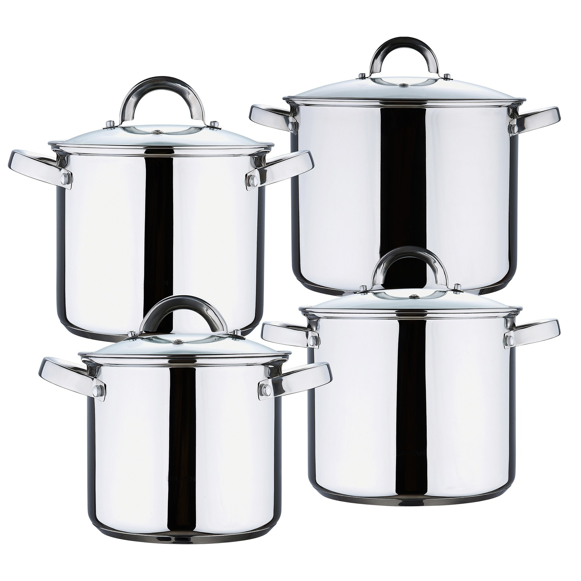 BATERÍA COCINA 8 PIEZAS en ACERO INOXIDABLE Renberg