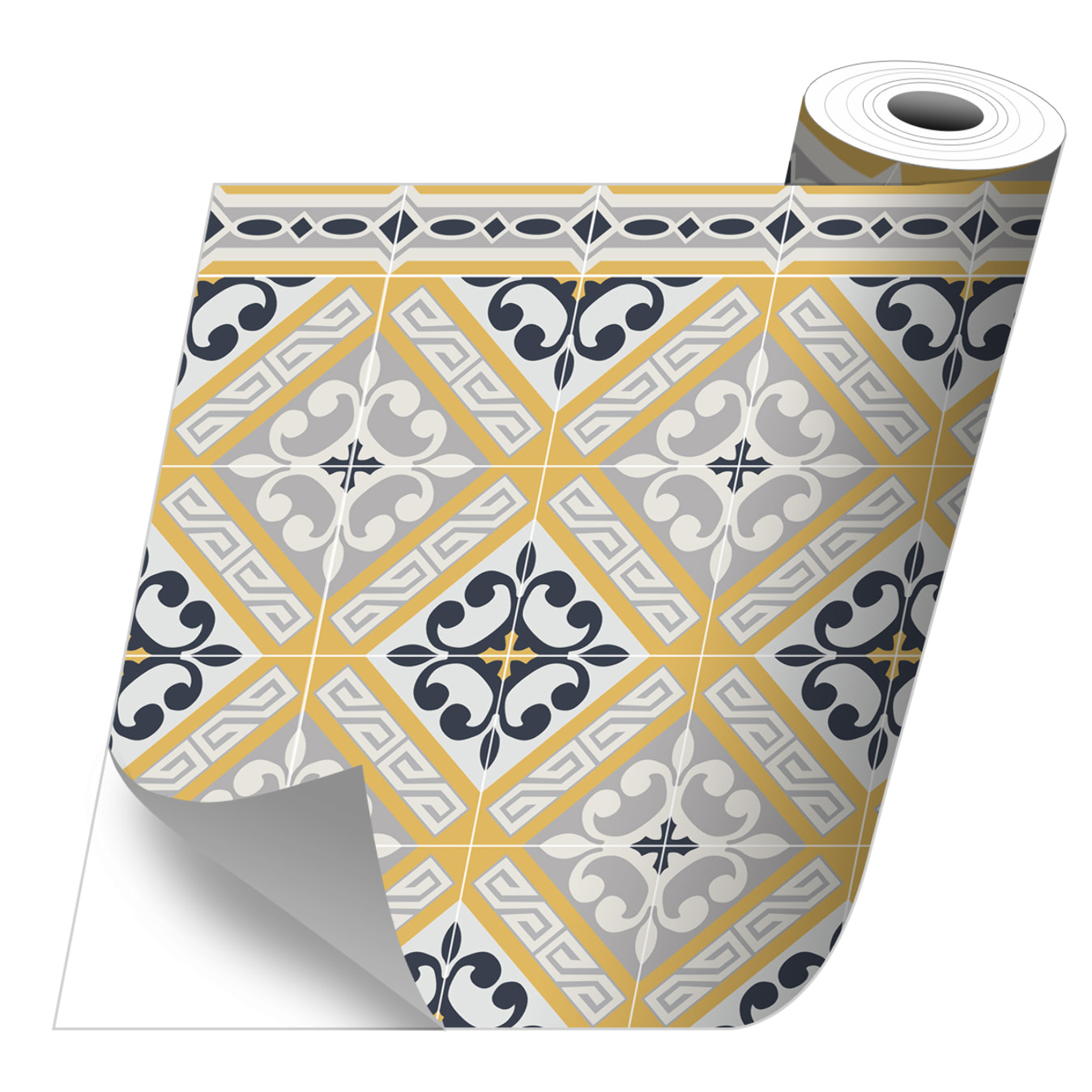 Stickers adhesivos de CERAMIKO - Aristocracy yellow 50x100