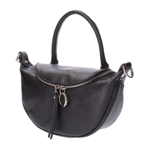 Borsa a mano da donna - Modello Mae - Vera pelle - 26.0 x 13.0 x 8.0 cm