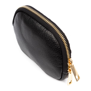 Baratili monedero portatodo mujer. Piel auténtica Cavallino y Dollaro.