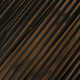 Conjunto de Jardín Exterior de Ratán Sintético Juego de Muebles de Jardín para Exterior de Ratán de 5 Piezas con Mesa Cuadrada 4 Sillas Cojines Negro y Natural