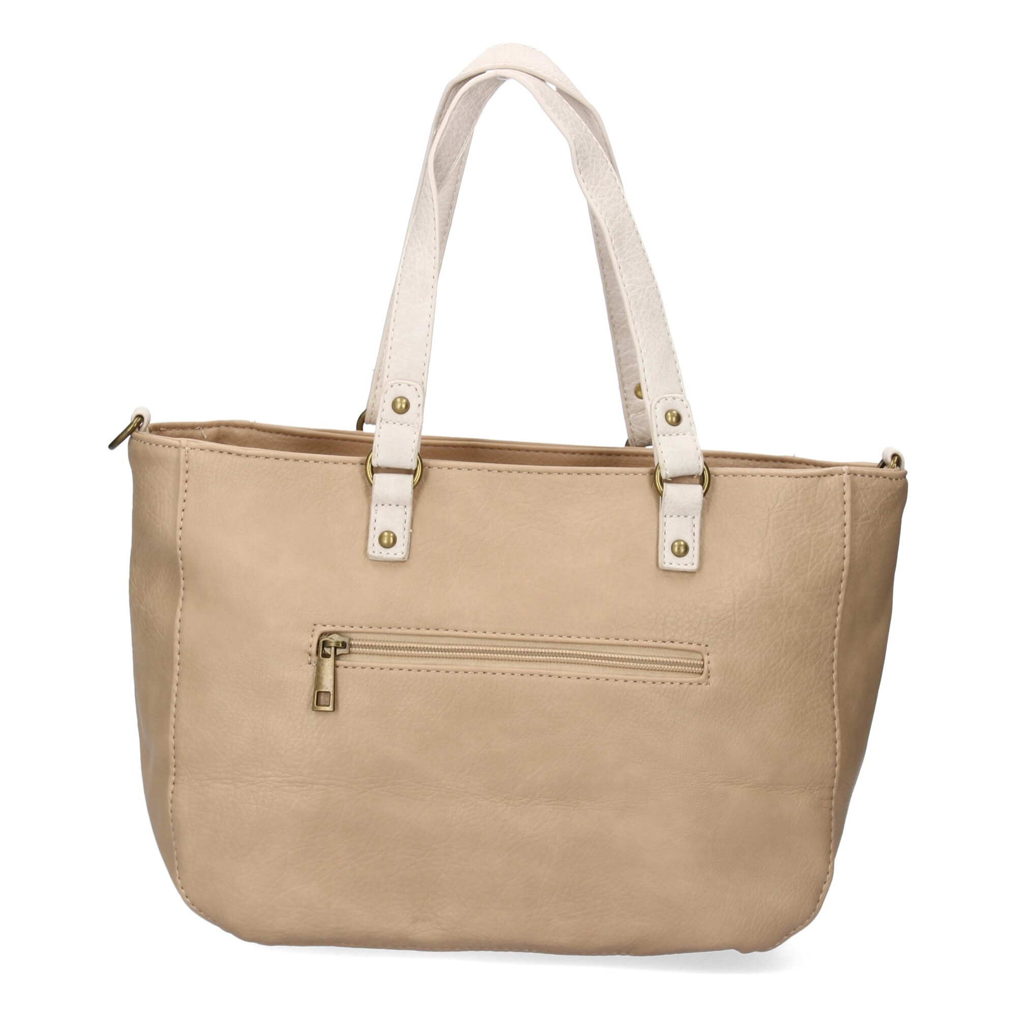 Bolso de hombro para mujer con correa ajustable, compartimento principal con cremallera