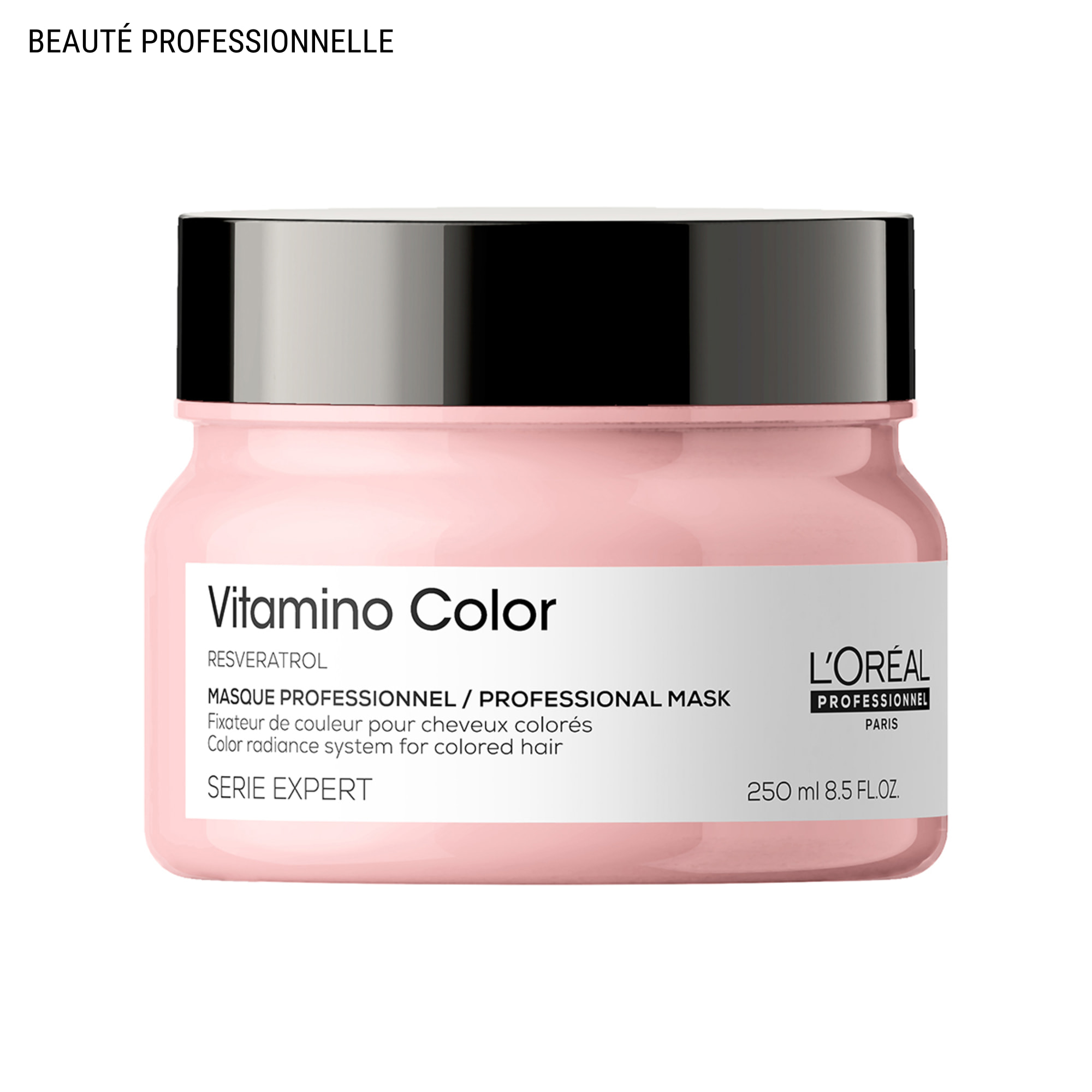 image-Masque Vitamino Color Cheveux Colorés & Méchés 250ml - Série Expert