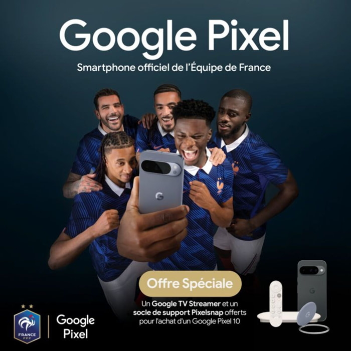 Smartphone GOOGLE Pixel 10 Noir Volcanique 128Go
