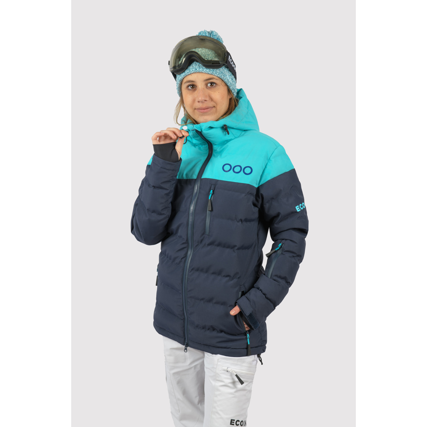 Chaqueta ECOThermo Insulated Jacket Women marca ECOON - Azul oscuro