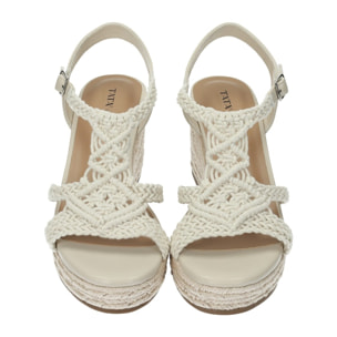 Sandali Donna Tata Italia Bianco