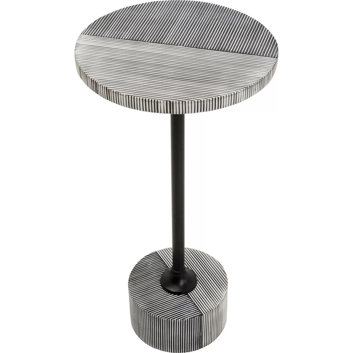 Table d'appoint Domero Double 25cm noire Kare Design