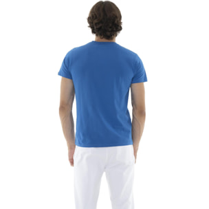 T-shirt in cotone da uomo a maniche corte Leone Basic