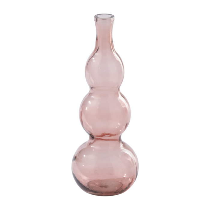 J-Line Vase - verre - rose saumon