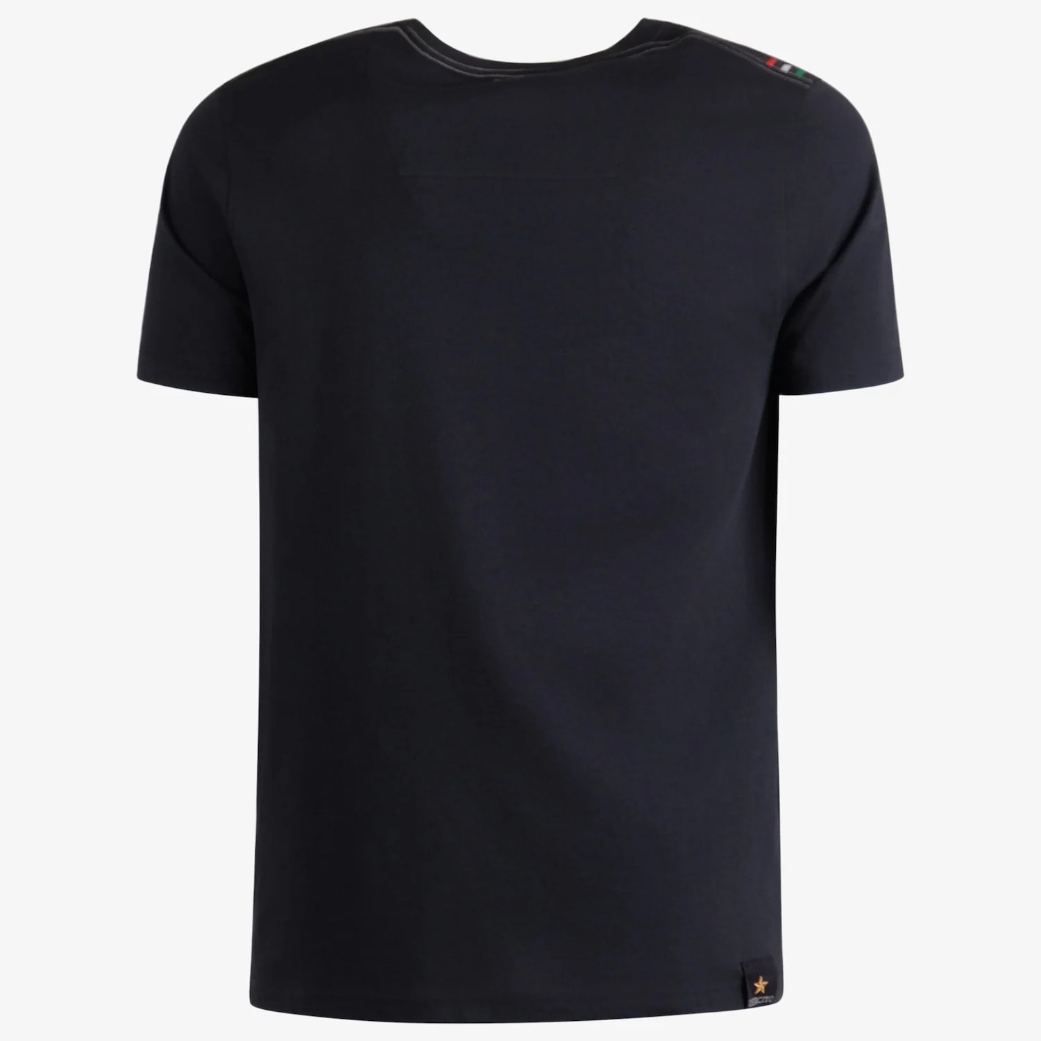 T-shirt Esercito nera in cotone uomo