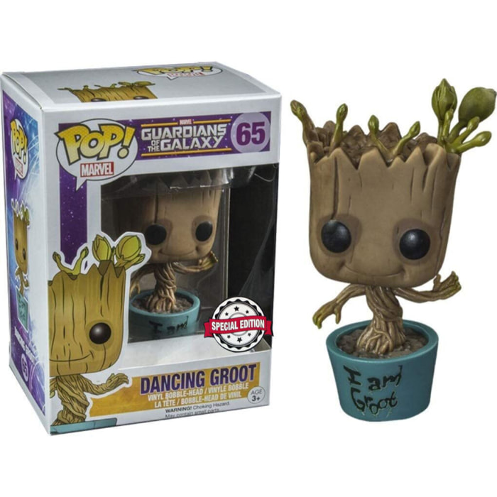 Guardiani della Galassia Funko POP Figura Groot che Balla Esclusiva 9 cm