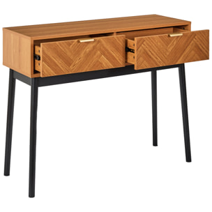 Console - HOME DECO FACTORY - Felix - Marron