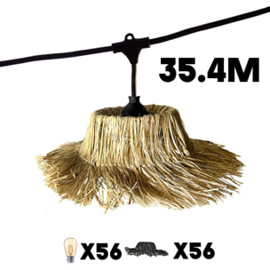 Guirlande connectable TAHITI 56xE27 35M