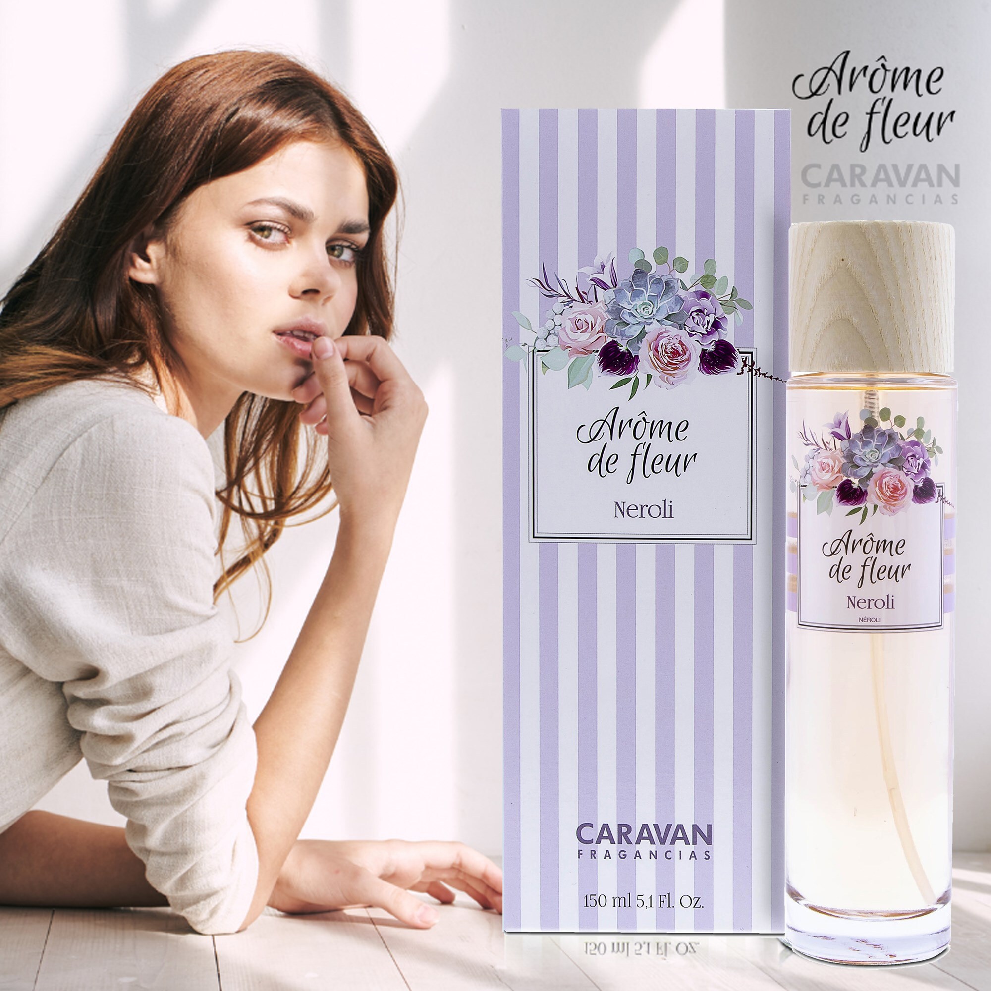 Set de 2 frascos 150 ml caravan arome de fleur neroli