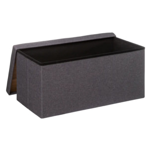 Pouf double pliant "Mix N' Modul" gris